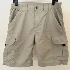 Men's World Wide Sportsman Khaki Synthetic Shorts (31" waist)